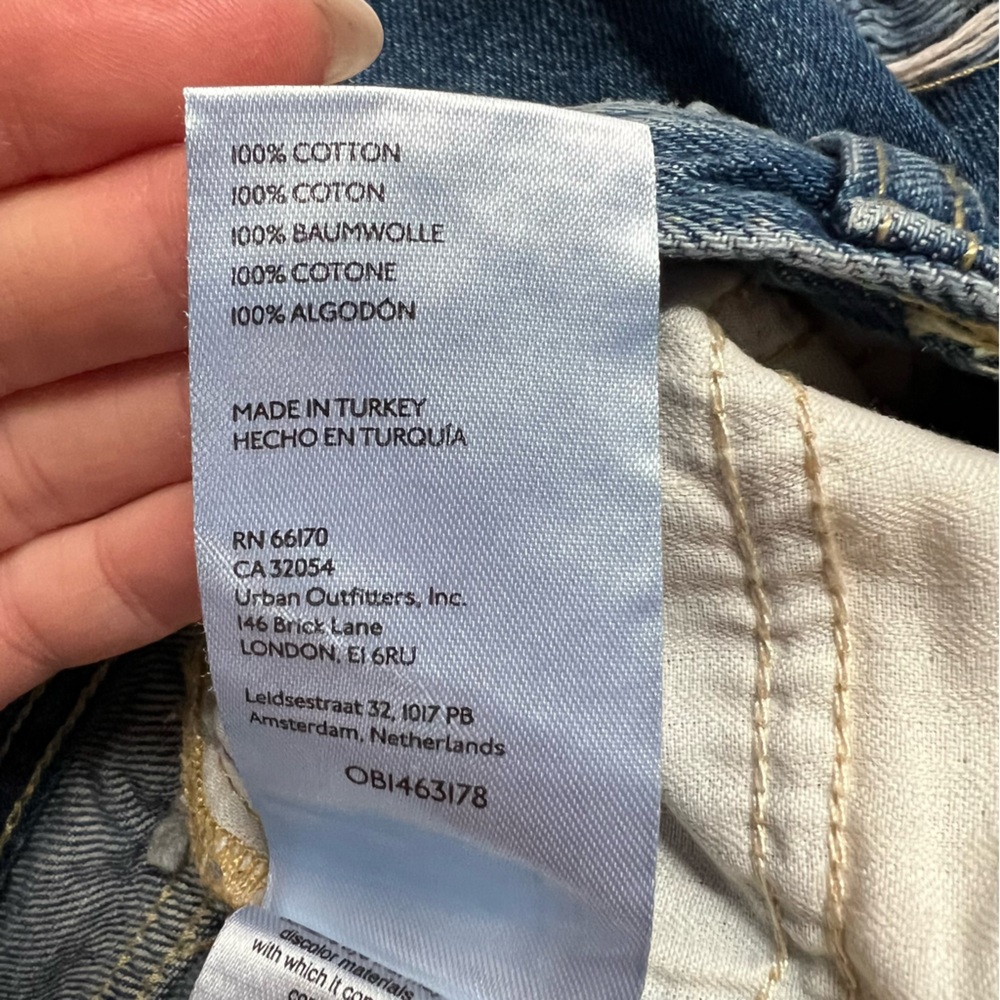 Distressed Blue Jeans - Picture 8 of 10